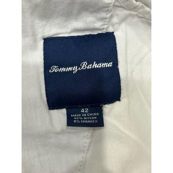 Tommy Bahama Mens Textured Khaki Shorts Size 42 Nylon & Spandex Blend - Picture 5 of 8